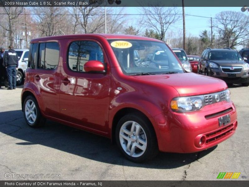 Scarlet Red / Black 2009 Nissan Cube 1.8 SL