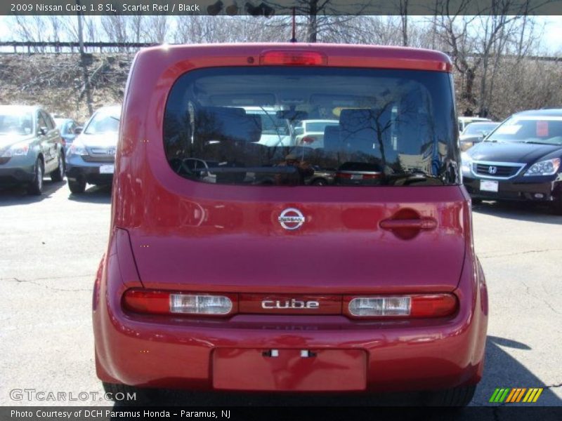 Scarlet Red / Black 2009 Nissan Cube 1.8 SL