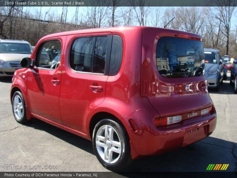 Scarlet Red / Black 2009 Nissan Cube 1.8 SL