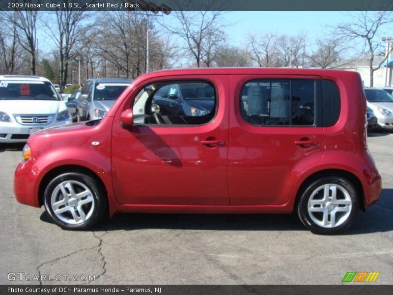 Scarlet Red / Black 2009 Nissan Cube 1.8 SL