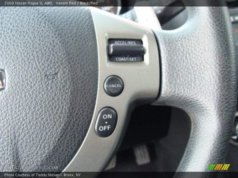 Venom Red / Black/Red 2009 Nissan Rogue SL AWD