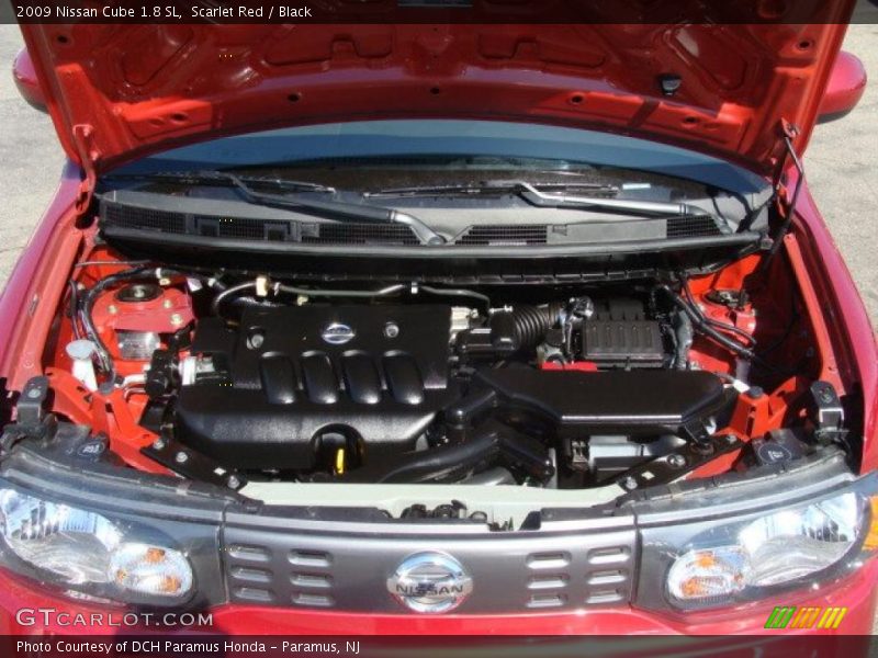 Scarlet Red / Black 2009 Nissan Cube 1.8 SL