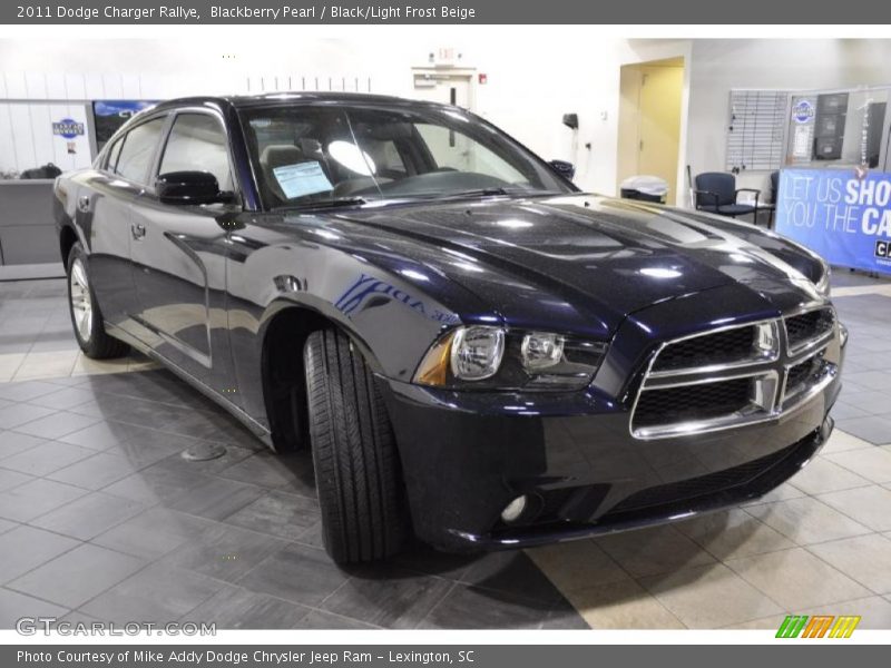 Blackberry Pearl / Black/Light Frost Beige 2011 Dodge Charger Rallye