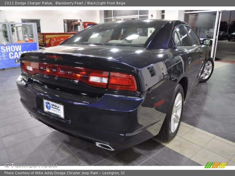 Blackberry Pearl / Black/Light Frost Beige 2011 Dodge Charger Rallye