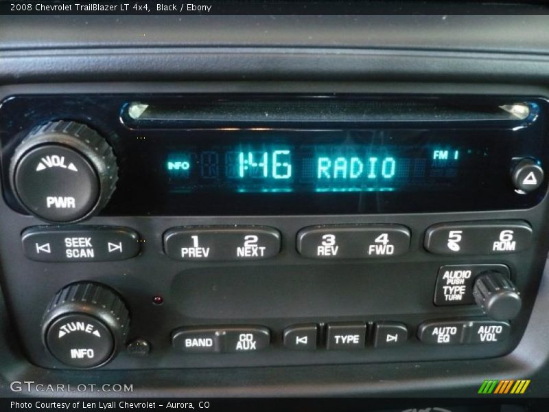 Black / Ebony 2008 Chevrolet TrailBlazer LT 4x4