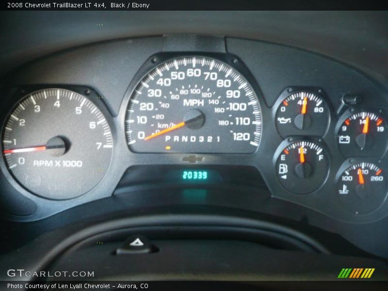 Black / Ebony 2008 Chevrolet TrailBlazer LT 4x4