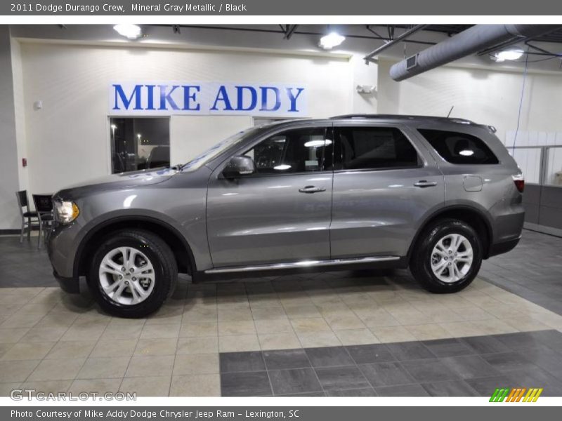 Mineral Gray Metallic / Black 2011 Dodge Durango Crew