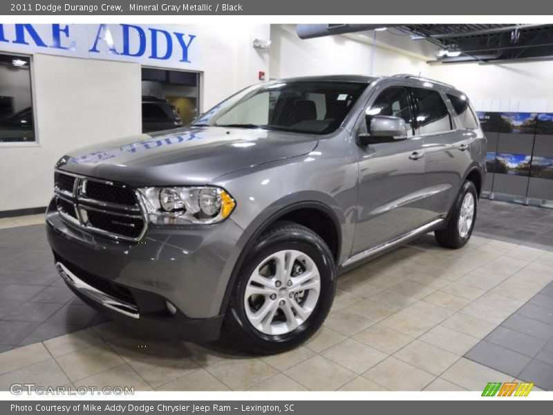 Mineral Gray Metallic / Black 2011 Dodge Durango Crew