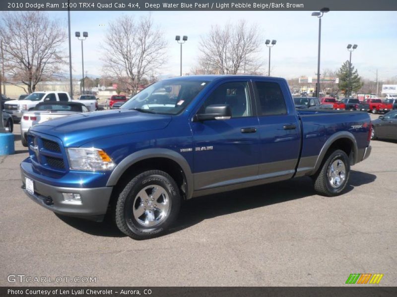 Front 3/4 View of 2010 Ram 1500 TRX4 Quad Cab 4x4
