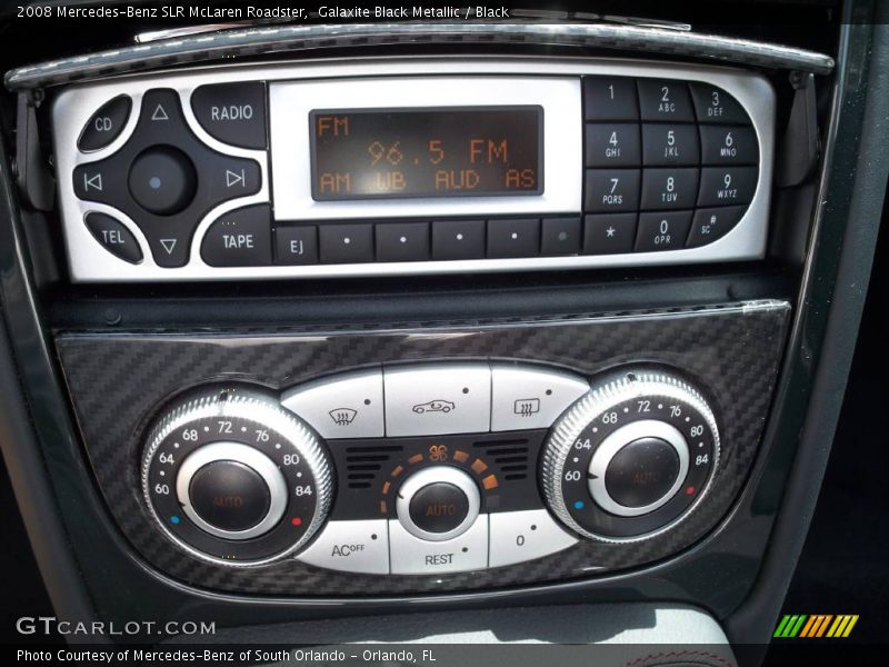 Controls of 2008 SLR McLaren Roadster