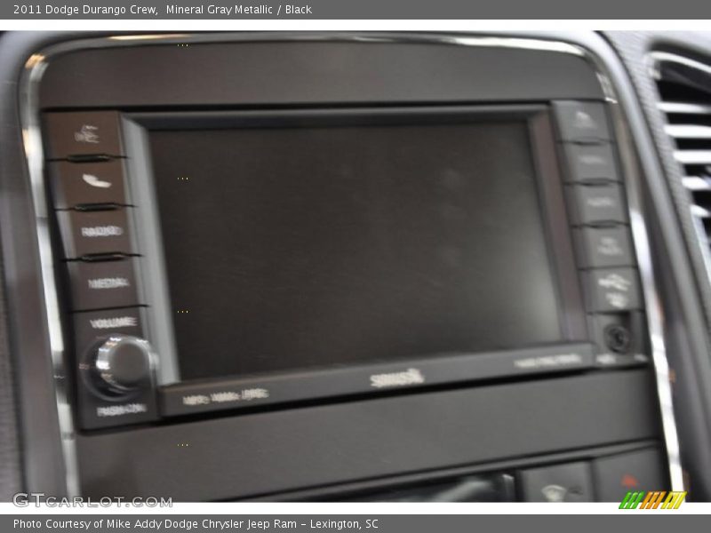 Mineral Gray Metallic / Black 2011 Dodge Durango Crew