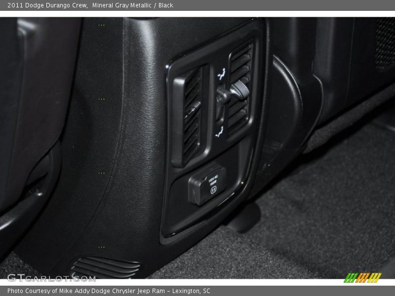 Mineral Gray Metallic / Black 2011 Dodge Durango Crew
