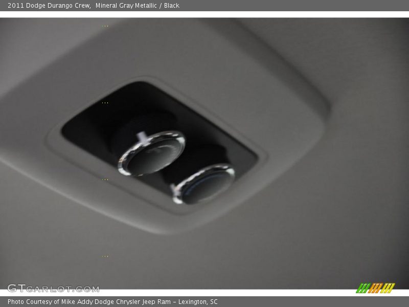 Mineral Gray Metallic / Black 2011 Dodge Durango Crew
