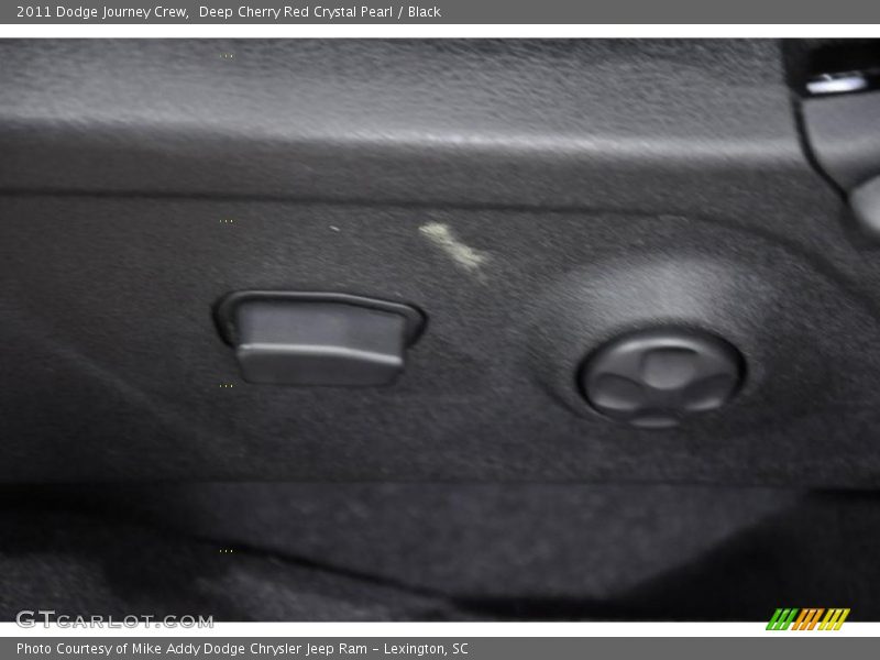 Deep Cherry Red Crystal Pearl / Black 2011 Dodge Journey Crew
