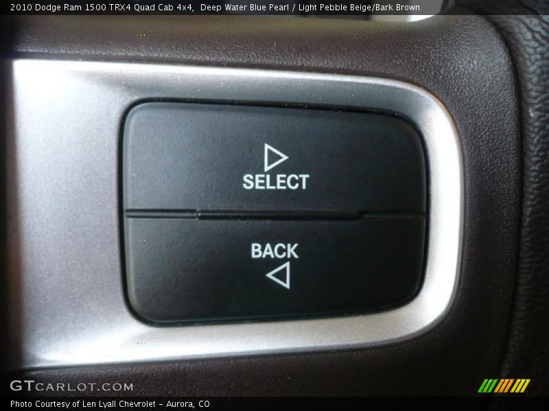 Controls of 2010 Ram 1500 TRX4 Quad Cab 4x4