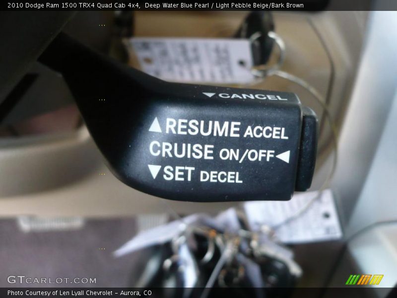 Controls of 2010 Ram 1500 TRX4 Quad Cab 4x4