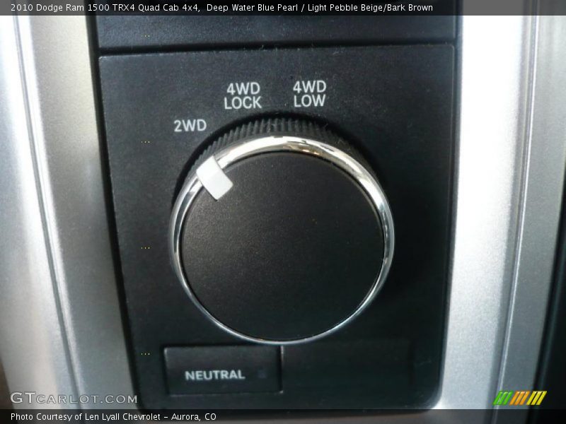 Controls of 2010 Ram 1500 TRX4 Quad Cab 4x4