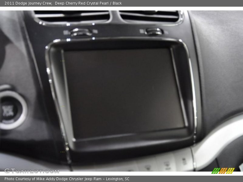 Deep Cherry Red Crystal Pearl / Black 2011 Dodge Journey Crew