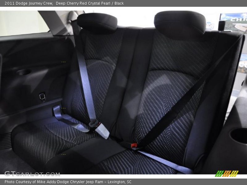 Deep Cherry Red Crystal Pearl / Black 2011 Dodge Journey Crew