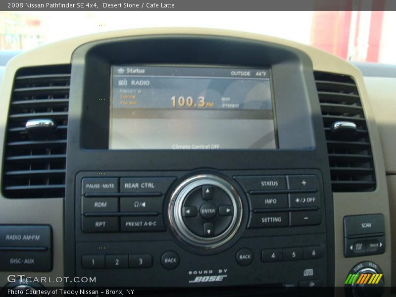 Desert Stone / Cafe Latte 2008 Nissan Pathfinder SE 4x4