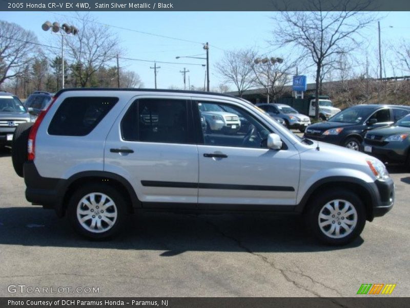 Satin Silver Metallic / Black 2005 Honda CR-V EX 4WD