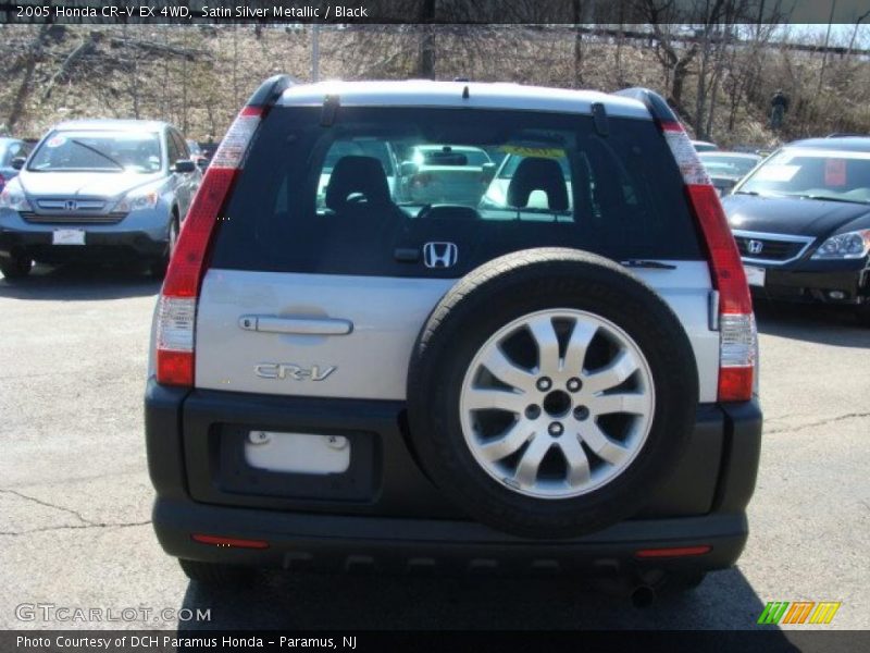 Satin Silver Metallic / Black 2005 Honda CR-V EX 4WD