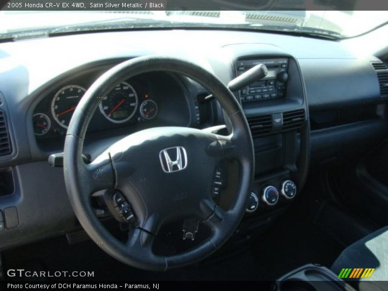 Satin Silver Metallic / Black 2005 Honda CR-V EX 4WD