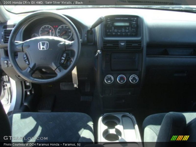 Satin Silver Metallic / Black 2005 Honda CR-V EX 4WD