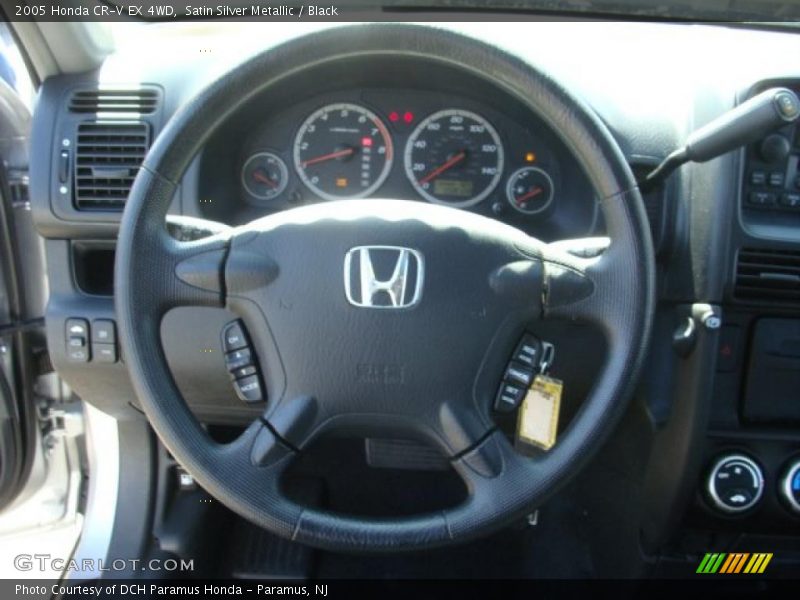 Satin Silver Metallic / Black 2005 Honda CR-V EX 4WD