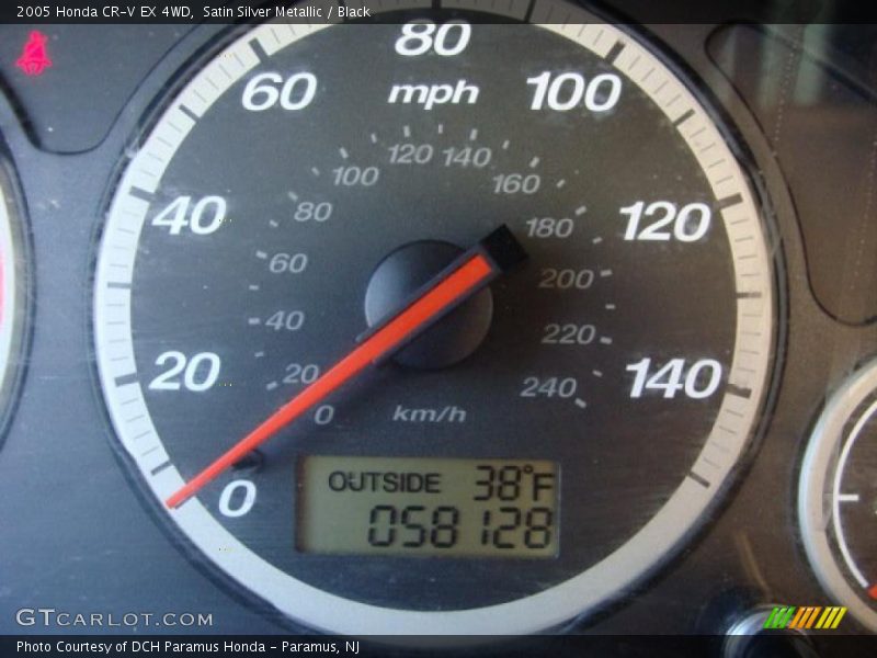 Satin Silver Metallic / Black 2005 Honda CR-V EX 4WD