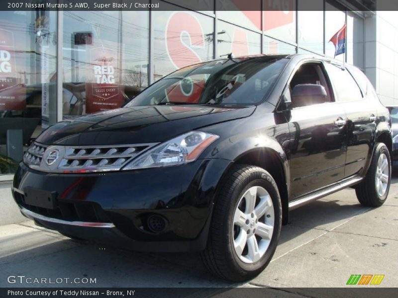 Super Black / Charcoal 2007 Nissan Murano S AWD