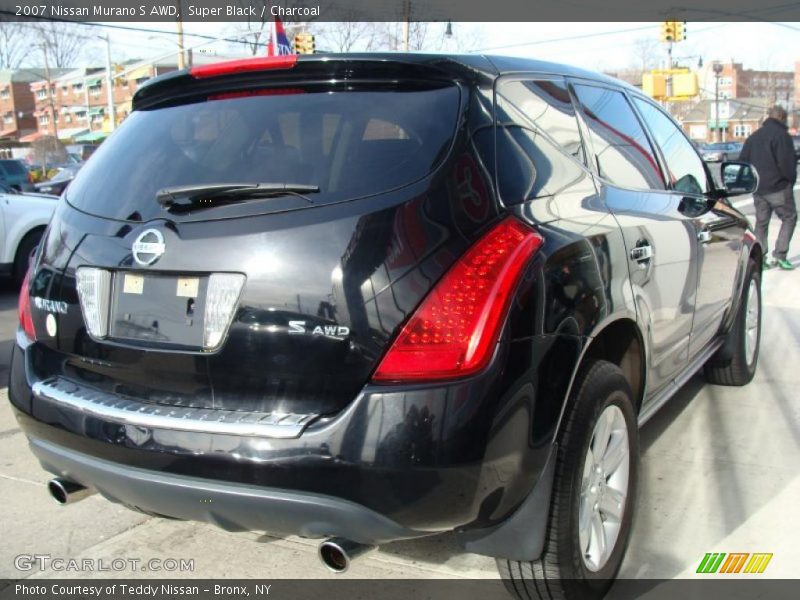 Super Black / Charcoal 2007 Nissan Murano S AWD