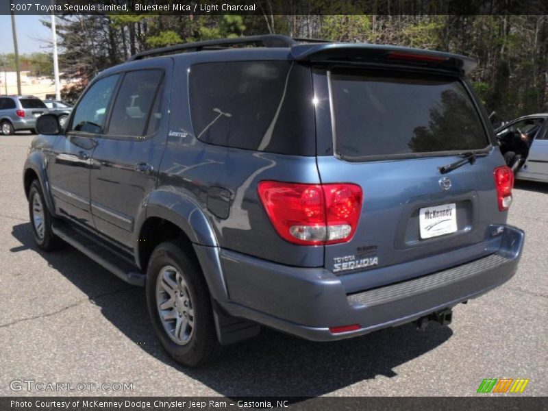 Bluesteel Mica / Light Charcoal 2007 Toyota Sequoia Limited