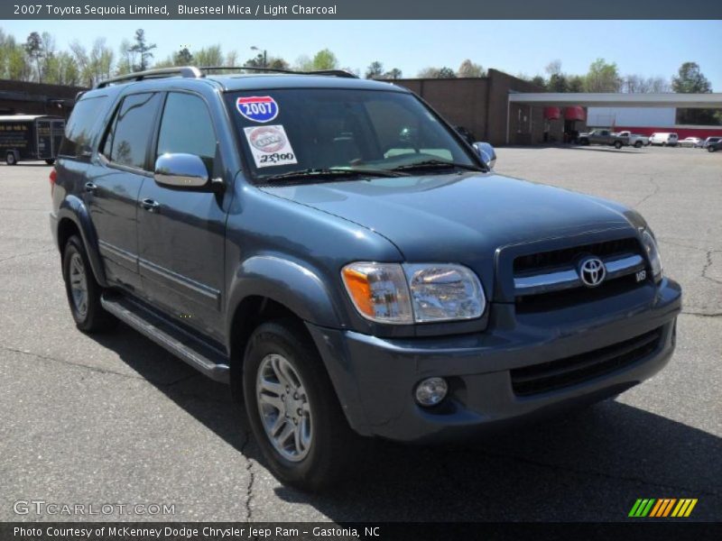 Bluesteel Mica / Light Charcoal 2007 Toyota Sequoia Limited