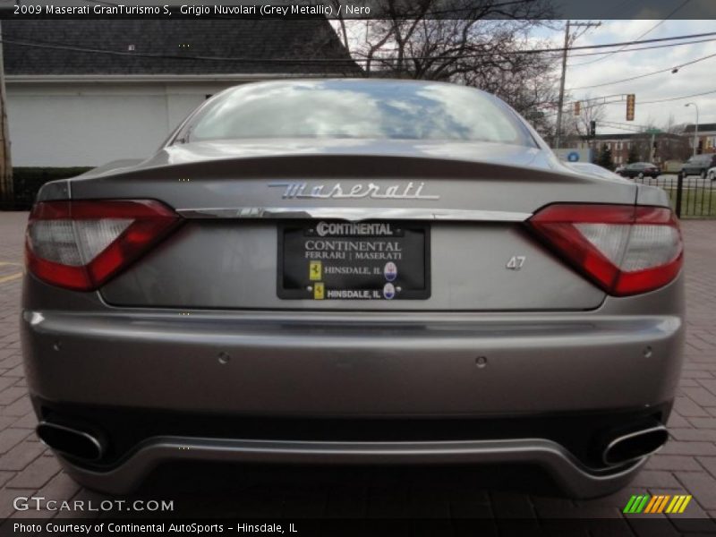 Grigio Nuvolari (Grey Metallic) / Nero 2009 Maserati GranTurismo S
