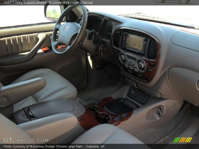 Bluesteel Mica / Light Charcoal 2007 Toyota Sequoia Limited
