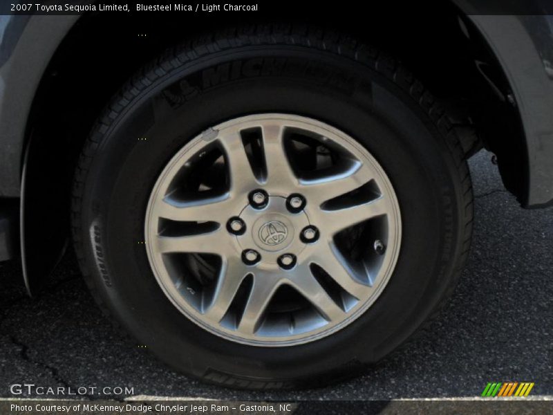 Bluesteel Mica / Light Charcoal 2007 Toyota Sequoia Limited