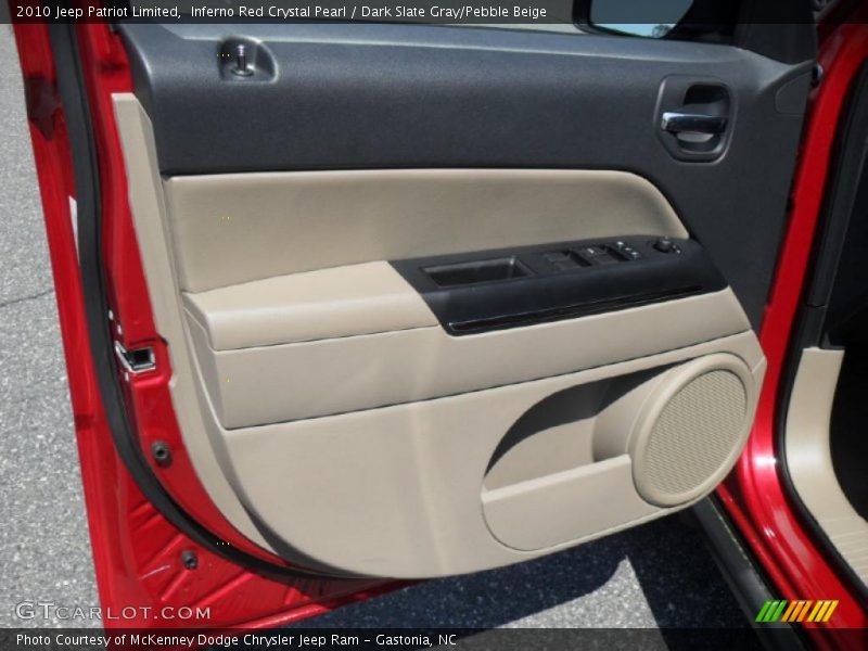 Inferno Red Crystal Pearl / Dark Slate Gray/Pebble Beige 2010 Jeep Patriot Limited