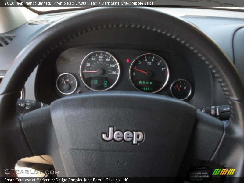 Inferno Red Crystal Pearl / Dark Slate Gray/Pebble Beige 2010 Jeep Patriot Limited