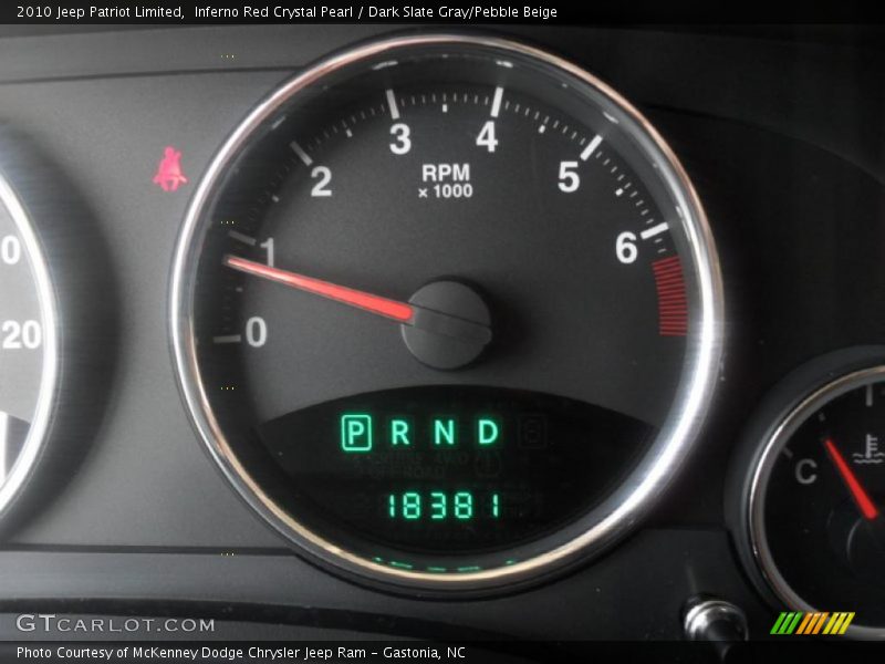 Inferno Red Crystal Pearl / Dark Slate Gray/Pebble Beige 2010 Jeep Patriot Limited