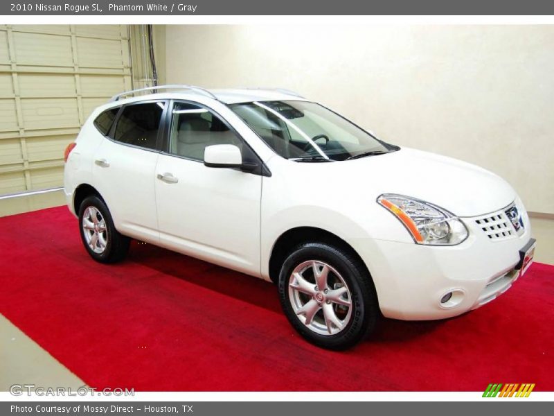 Phantom White / Gray 2010 Nissan Rogue SL