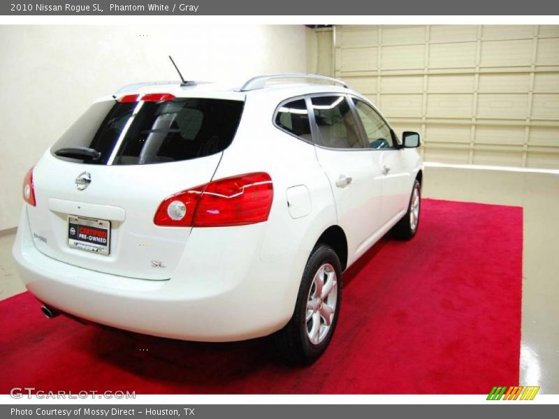 Phantom White / Gray 2010 Nissan Rogue SL