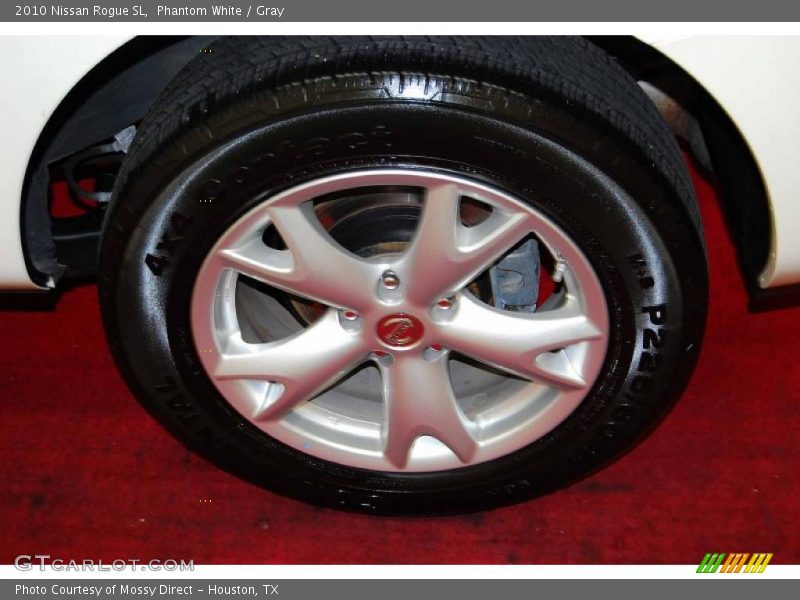 Phantom White / Gray 2010 Nissan Rogue SL