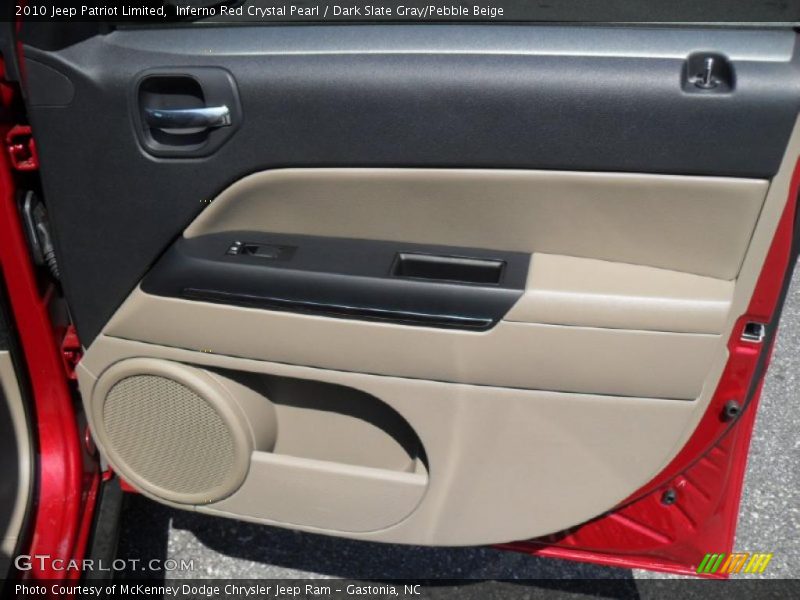 Inferno Red Crystal Pearl / Dark Slate Gray/Pebble Beige 2010 Jeep Patriot Limited