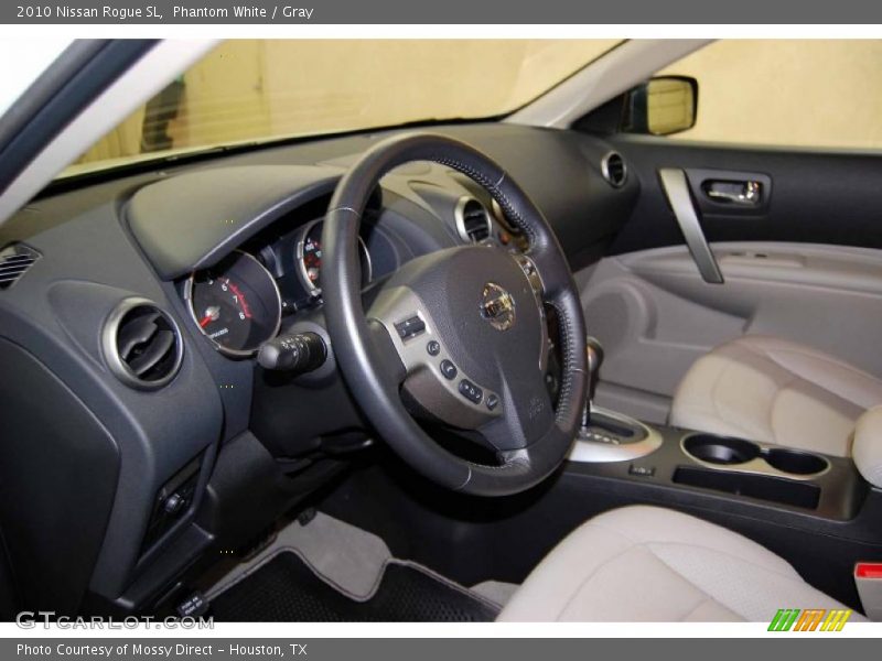 Phantom White / Gray 2010 Nissan Rogue SL