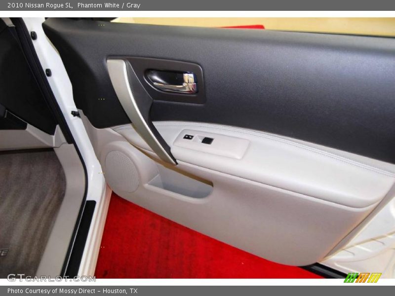Phantom White / Gray 2010 Nissan Rogue SL