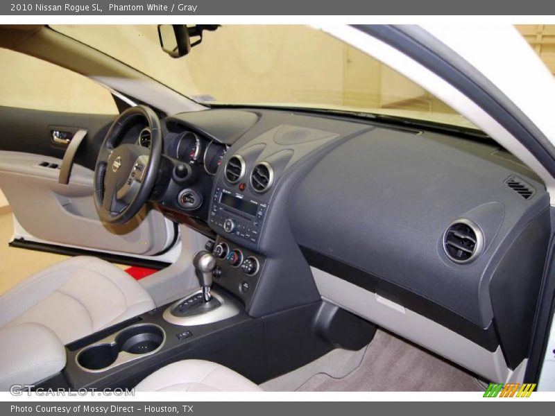Phantom White / Gray 2010 Nissan Rogue SL