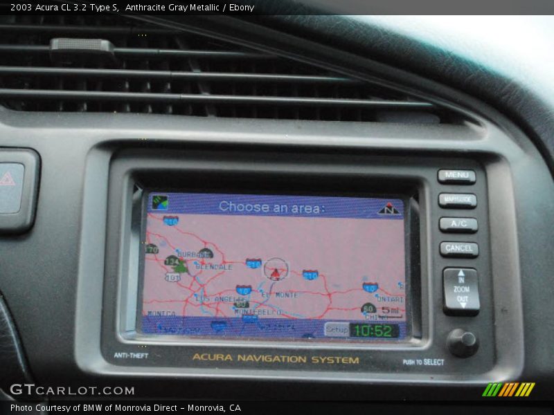 Navigation of 2003 CL 3.2 Type S