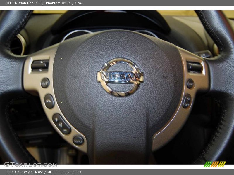 Phantom White / Gray 2010 Nissan Rogue SL