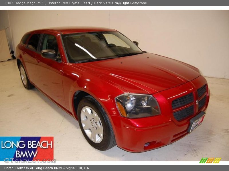 Inferno Red Crystal Pearl / Dark Slate Gray/Light Graystone 2007 Dodge Magnum SE